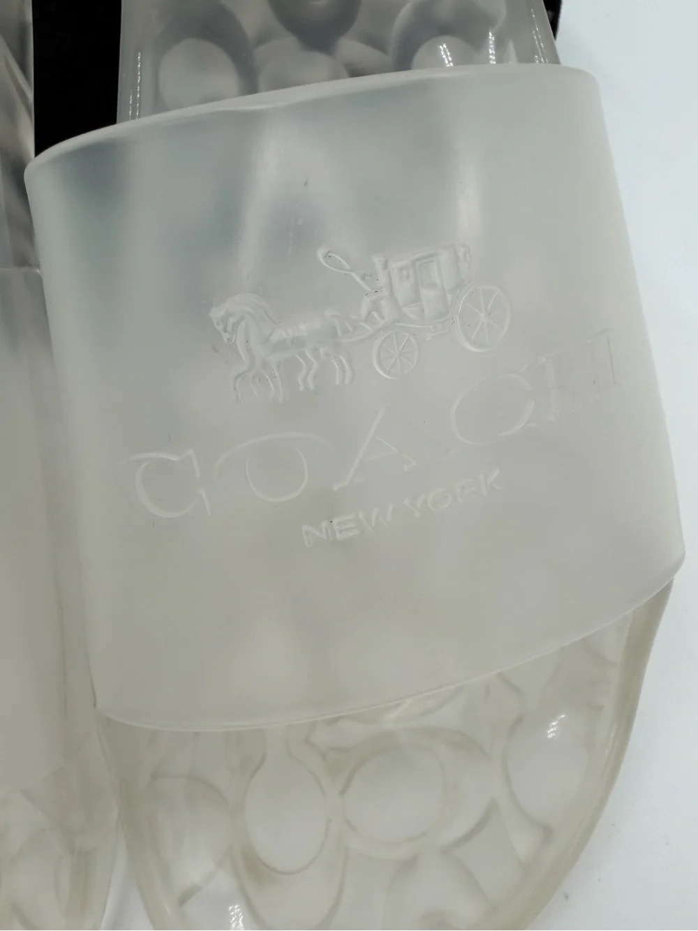 Coach Jelly Slides – Clear/Translucent – Size 9